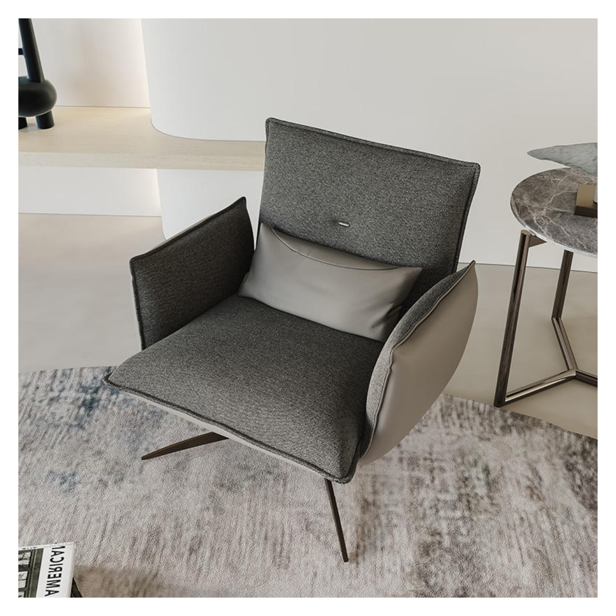 Duotone Panel Lounge Chair